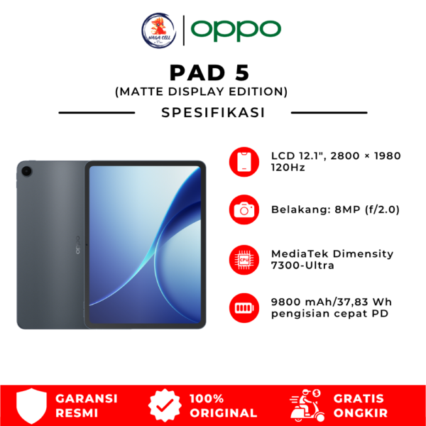 OPPO Pad 5 Matte Display Edition