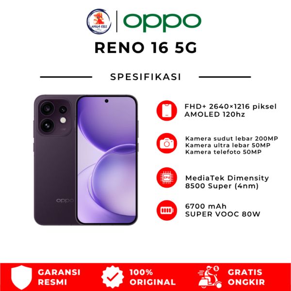 (PRE-ORDER) OPPO RENO 16 5G